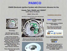 Tablet Screenshot of cb450ignition.com